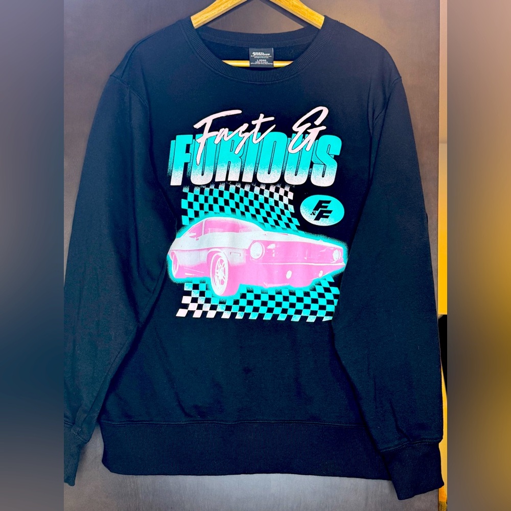FAST & FURIOUS Men’s Black Sweater
